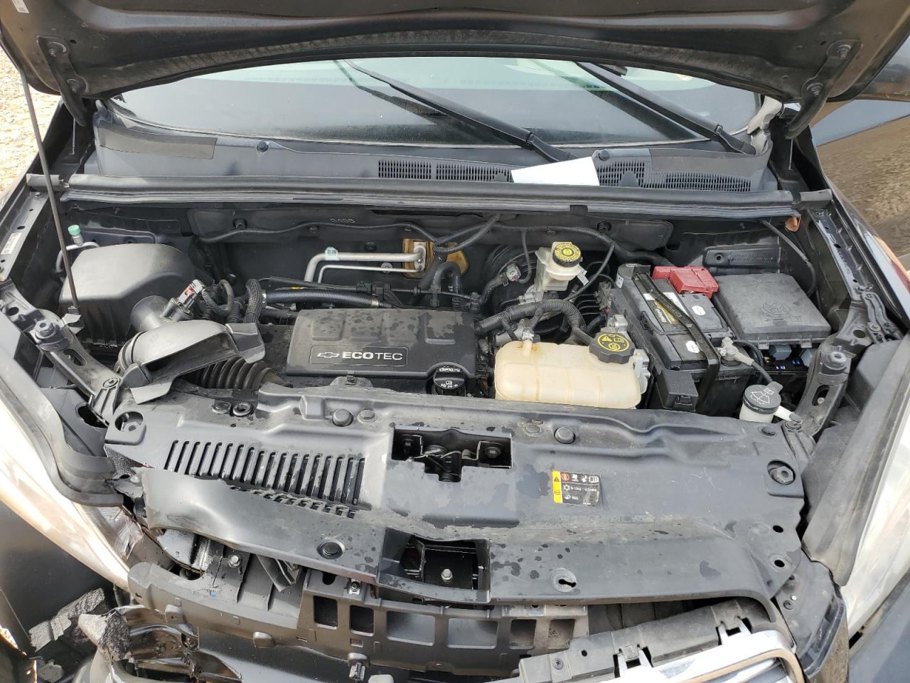 2015 Chevrolet Trax VIN KL7CJKSB0FB125577 Copart auction photo, front end damage thumbnail 13