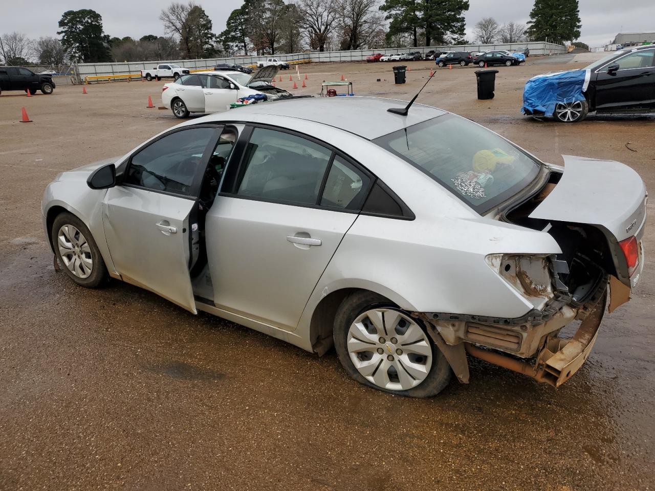 2013 Chevrolet Cruze VIN 1G1PA5SHXD7187796 Copart auction photo, all over damage thumbnail 2
