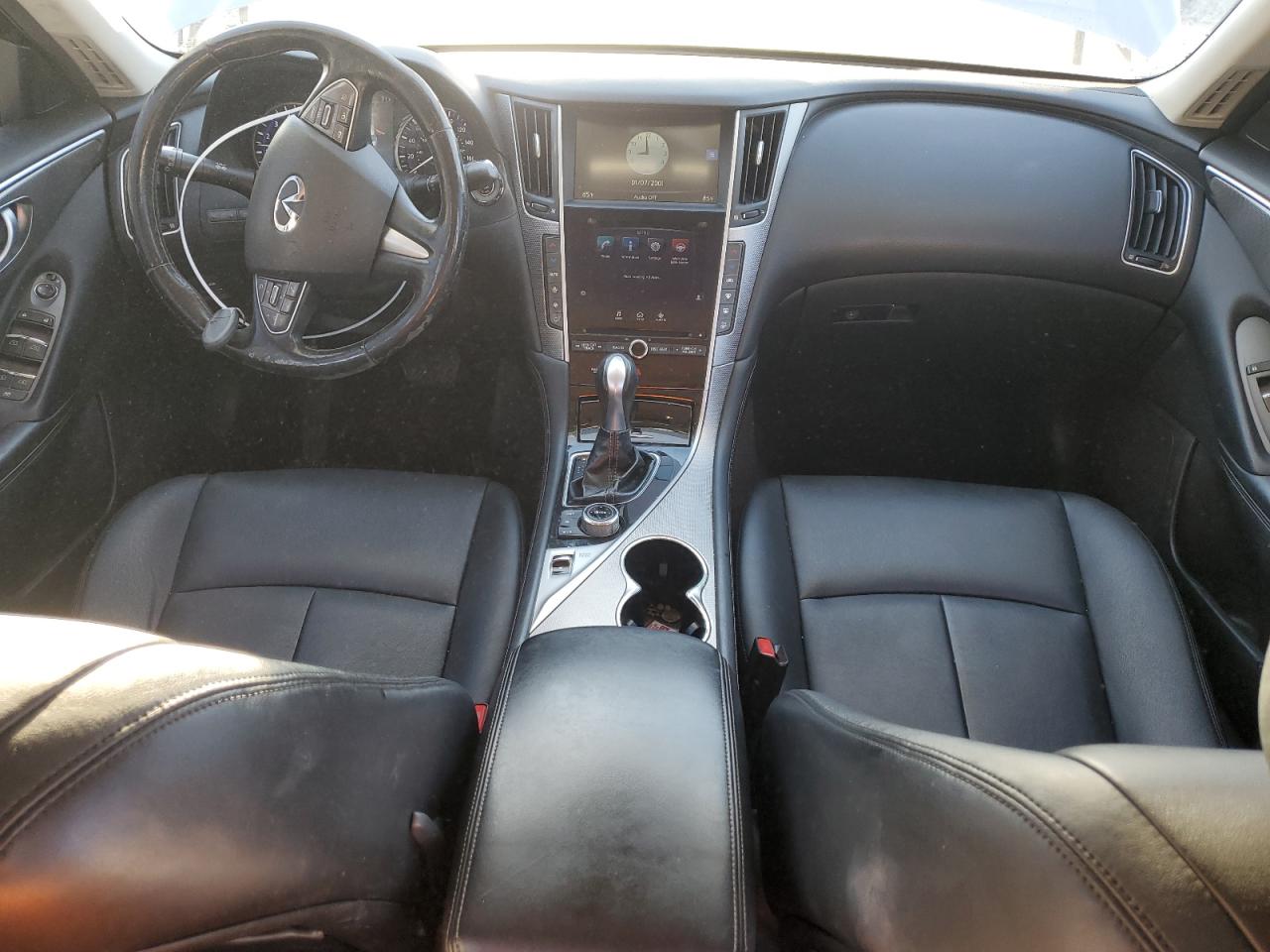 2014 Infiniti Q50 VIN JN1BV7AR2EM695181 Copart auction photo, side damage thumbnail 8