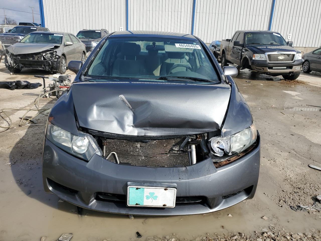 2009 Honda Civic VIN 2HGFA16589H350695 Copart auction photo, front end damage thumbnail 5
