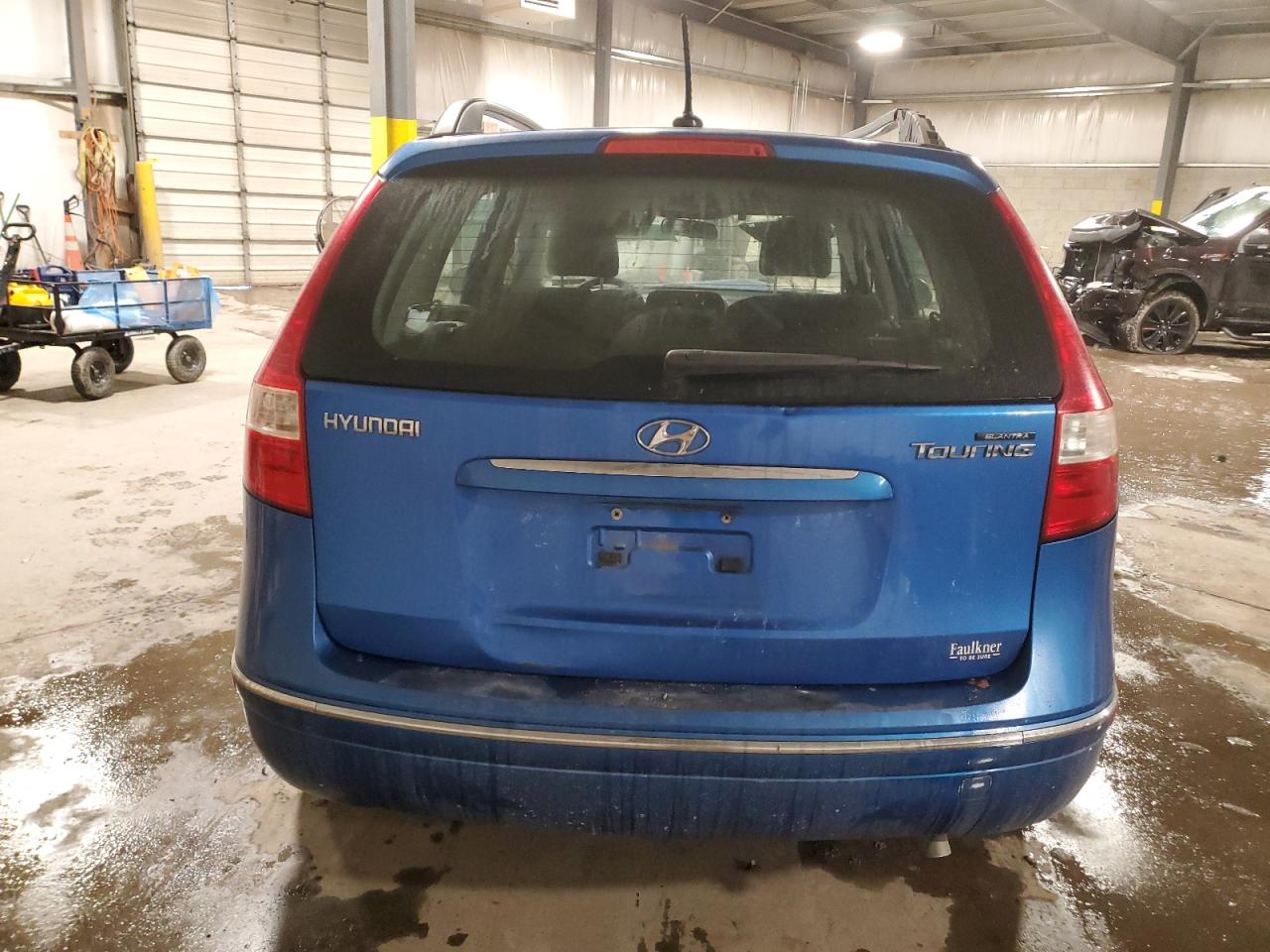 2010 Hyundai Elantra VIN KMHDC8AE2AU052950 Copart auction photo, front end / top/roof damage thumbnail 6