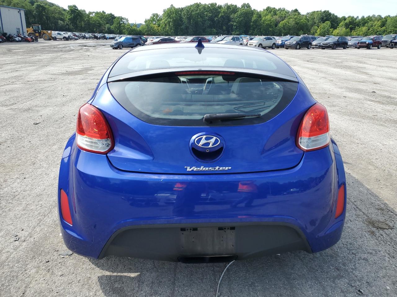 2014 Hyundai Veloster VIN KMHTC6ADXEU194525 Copart auction photo, front end / side damage thumbnail 6