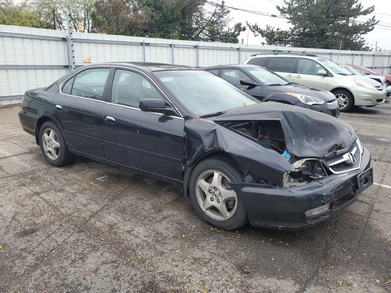 2003 Acura TL VIN 19UUA56603A075613 Copart auction photo, front end damage thumbnail 4