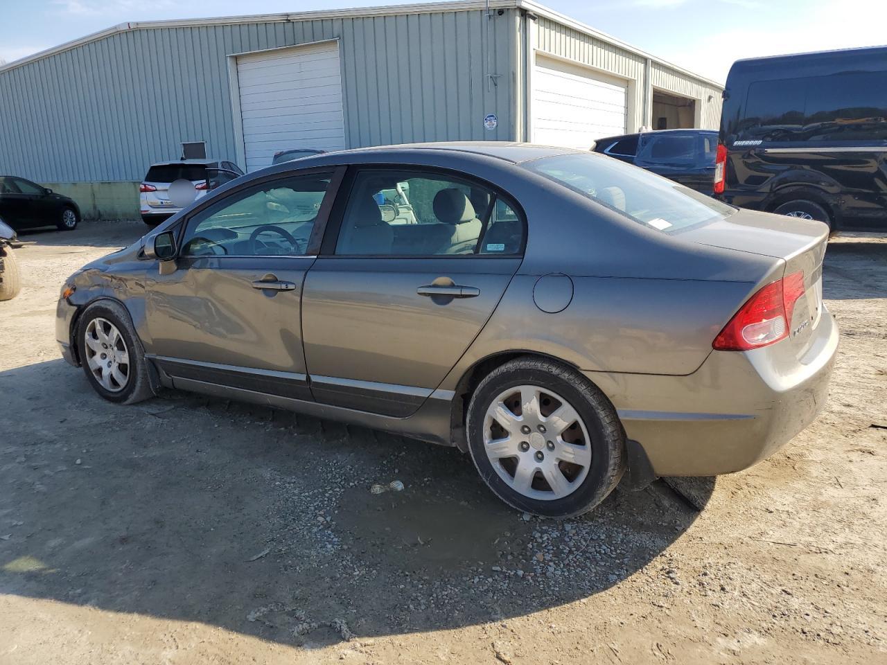 2007 Honda Civic VIN 1HGFA165X7L061110 Copart auction photo, front end / side damage thumbnail 2
