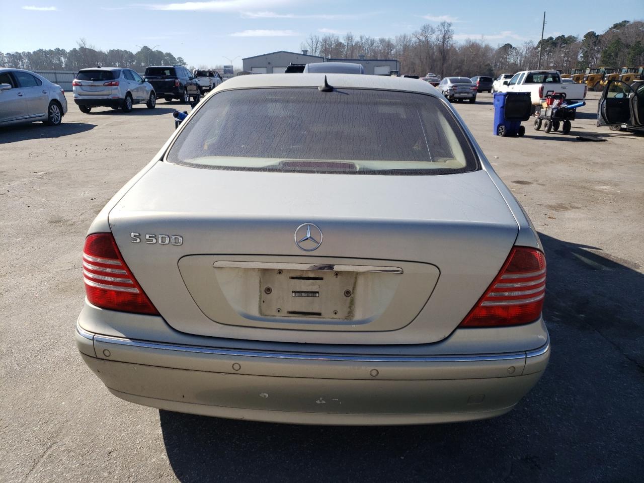 2001 Mercedes-Benz S-klasse VIN WDBNG75J81A140058 Copart auction photo, front end damage thumbnail 6