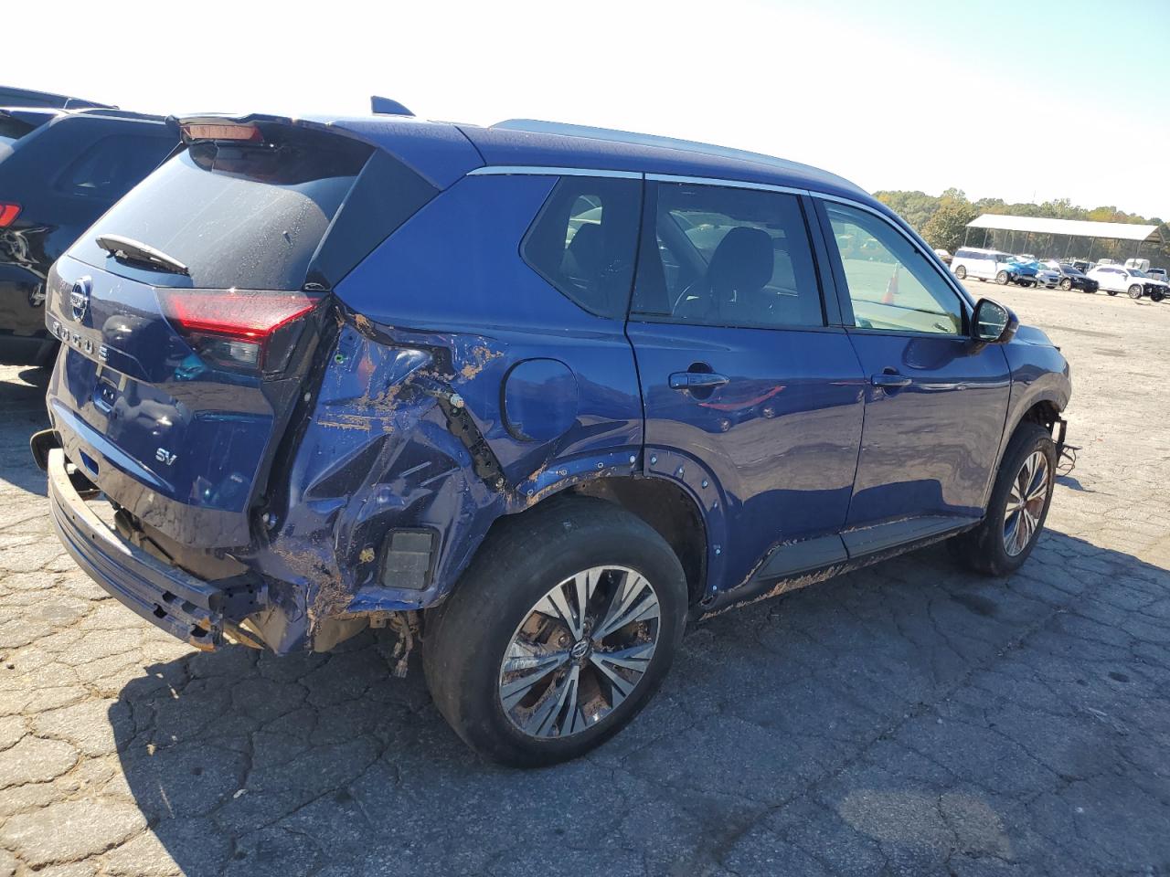 2021 Nissan Rogue VIN 5N1AT3BAXMC709957 Copart auction photo, all over damage thumbnail 3