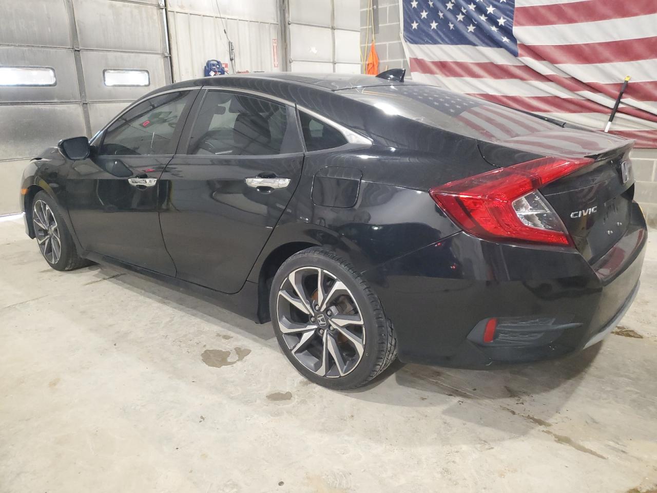 2020 Honda Civic VIN 19XFC1F97LE011280 Copart auction photo, front end / minor dent/scratches damage thumbnail 2