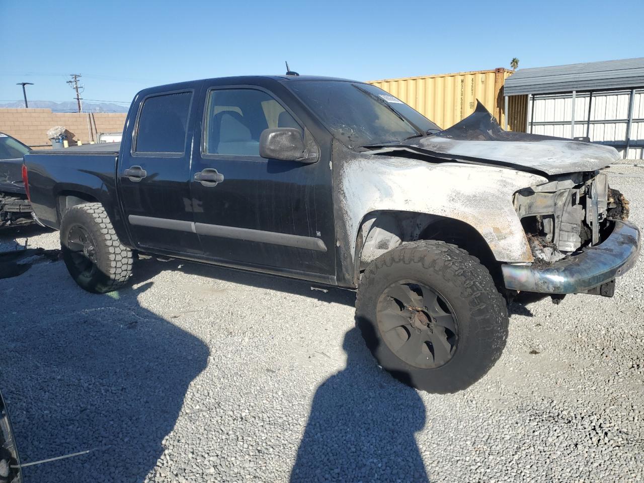 2008 Chevrolet Colorado VIN 1GCCS339488212657 Copart auction photo, burn damage thumbnail 4