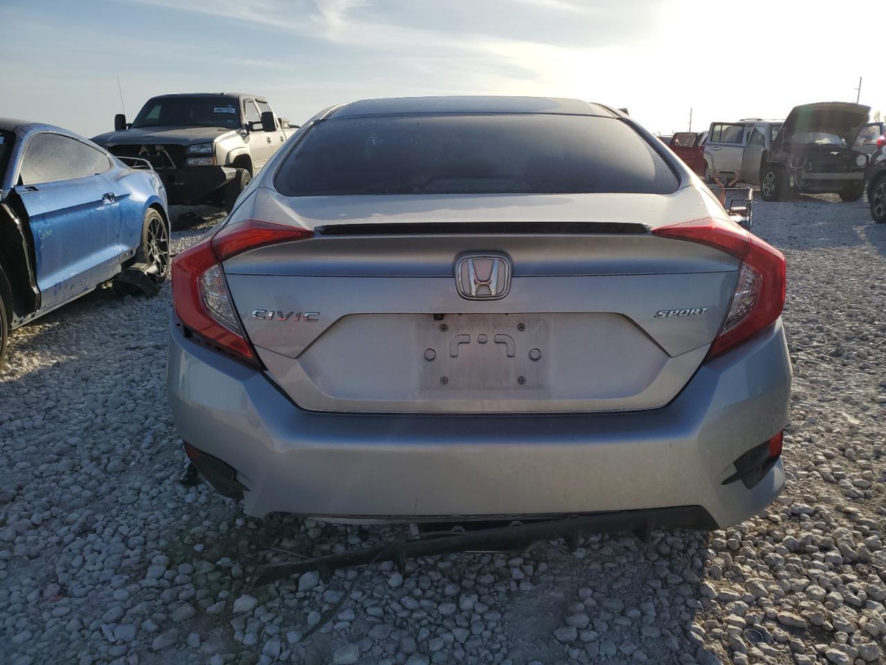 2020 Honda Civic VIN 19XFC2F89LE013982 Copart auction photo, side damage thumbnail 6