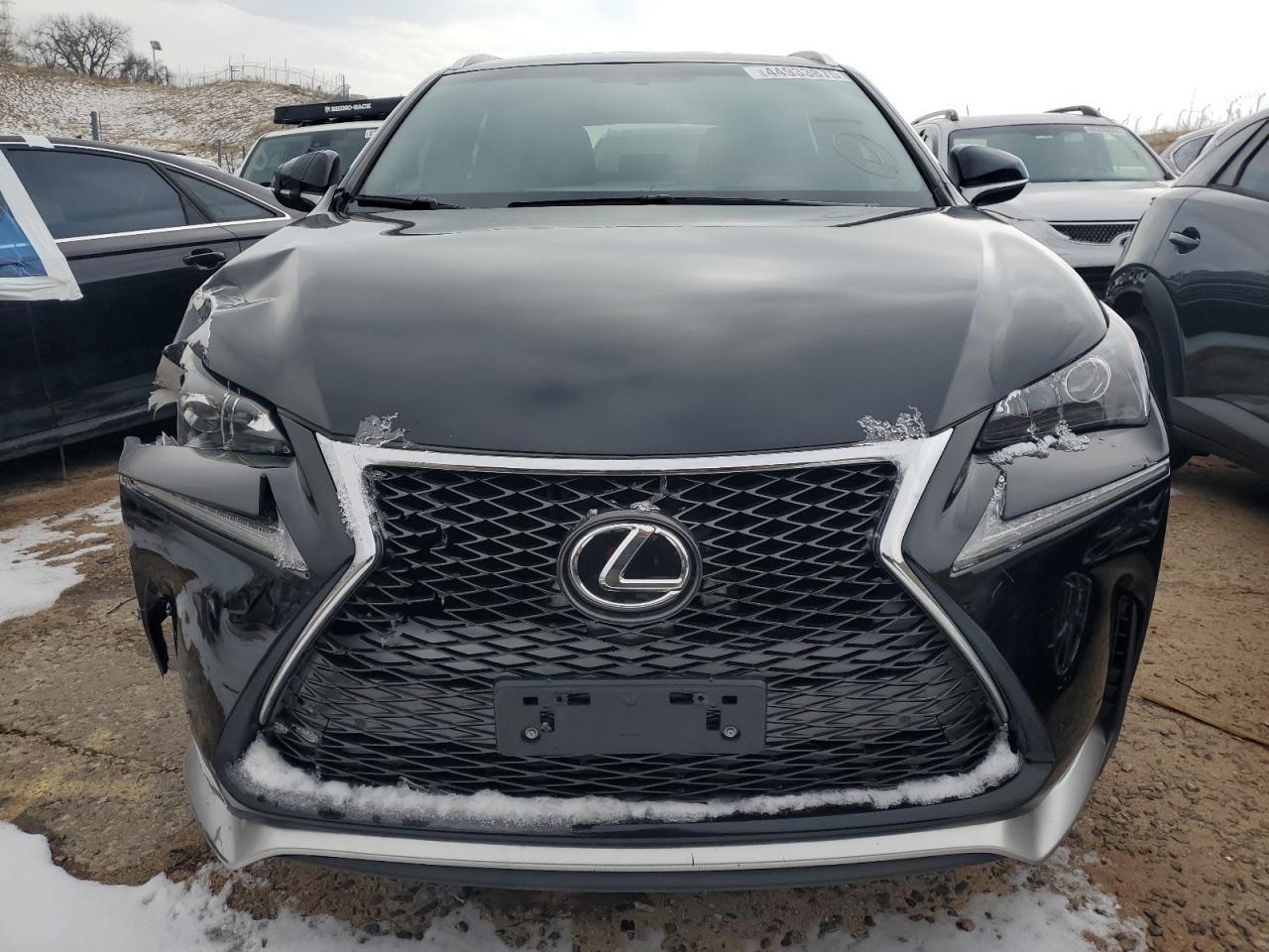 2017 Lexus NX VIN JTJBARBZ1H2124393 Copart auction photo, front end / side damage thumbnail 5