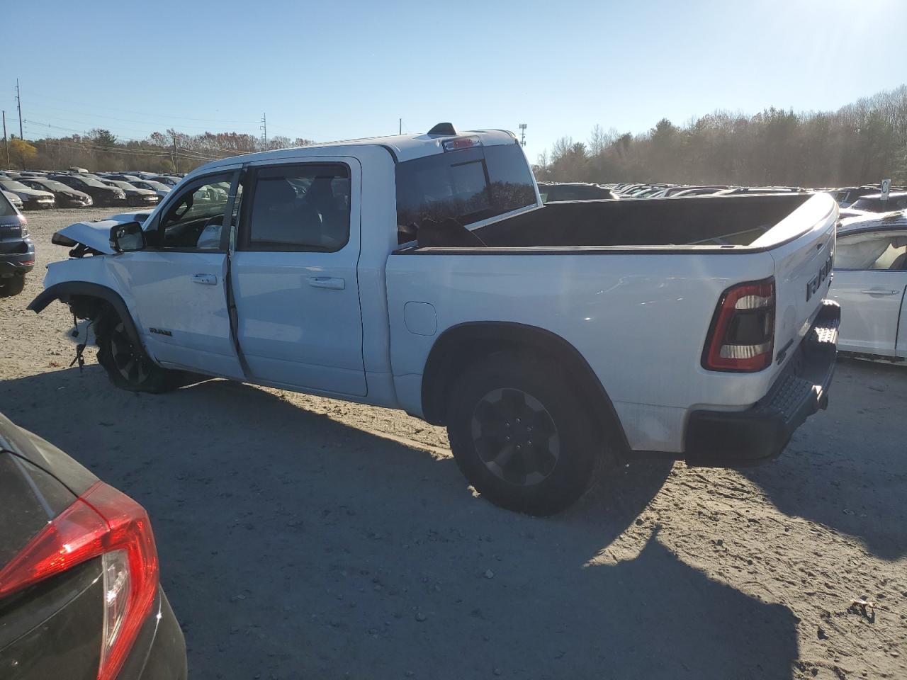 2019 RAM 1500 VIN 1C6SRFLT8KN742764 Copart auction photo, front end / undercarriage damage thumbnail 2