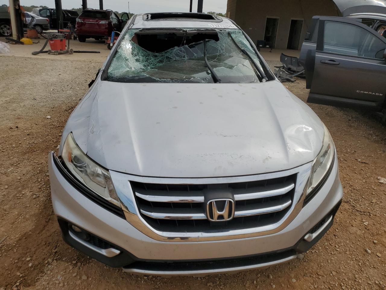 2013 Honda Crosstour VIN 5J6TF1H58DL000022 Copart auction photo, rollover damage thumbnail 5