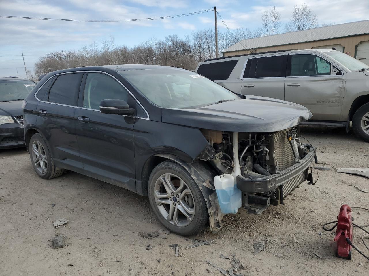 2016 Ford Edge VIN 2FMPK4K9XGBC38048 Copart auction photo, front end damage thumbnail 4