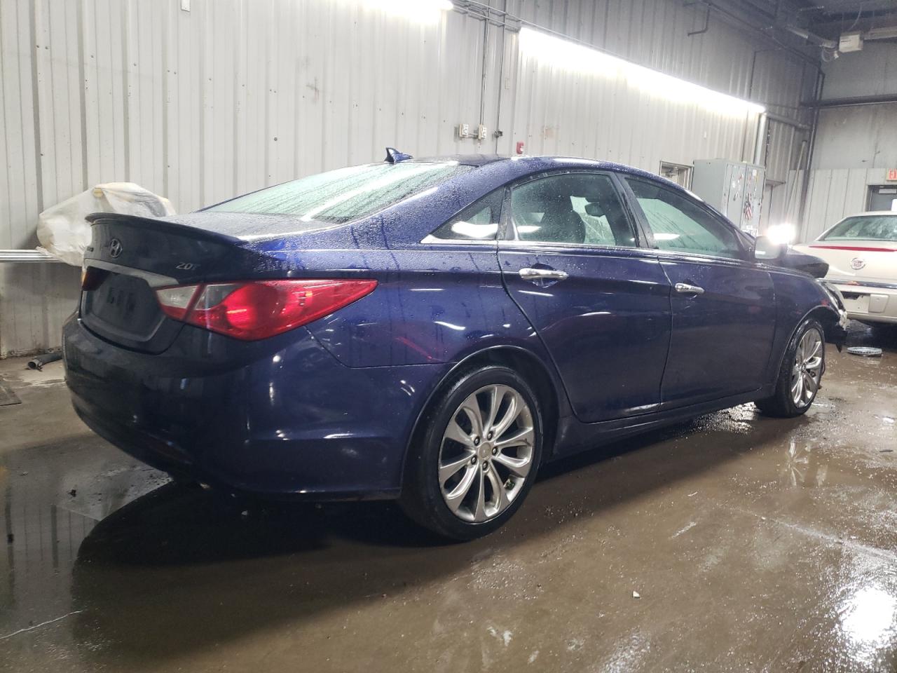 2012 Hyundai Sonata VIN 5NPEC4AB1CH425688 Copart auction photo, front end / side damage thumbnail 3