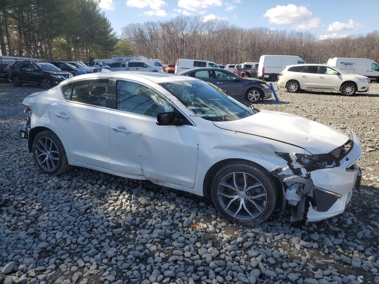 2020 Acura ILX VIN 19UDE2F79LA012988 Copart auction photo, all over damage thumbnail 4