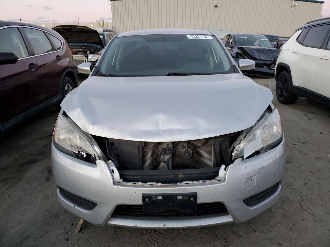2014 Nissan Sentra VIN 3N1AB7AP4EY239117 Copart auction photo, front end damage thumbnail 5