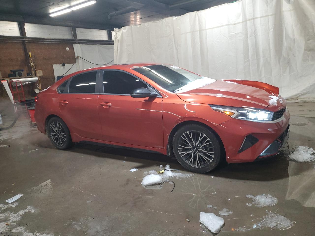 2023 KIA Forte VIN 3KPF54AD0PE574278 Copart auction photo, front end / side damage thumbnail 4