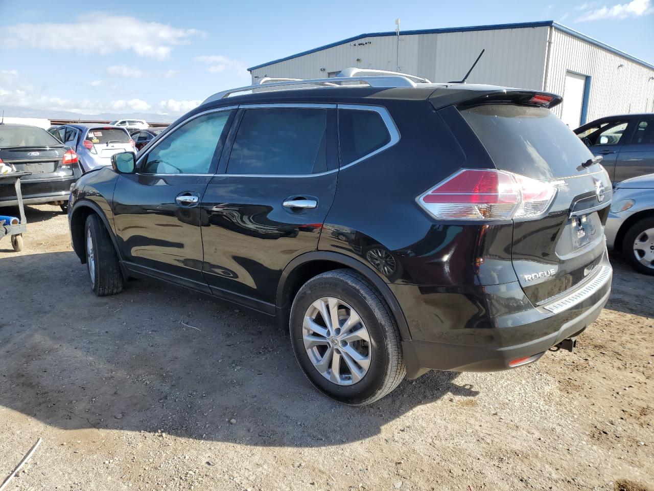2014 Nissan Rogue VIN 5N1AT2MT0EC849879 Copart auction photo, side / undercarriage damage thumbnail 2