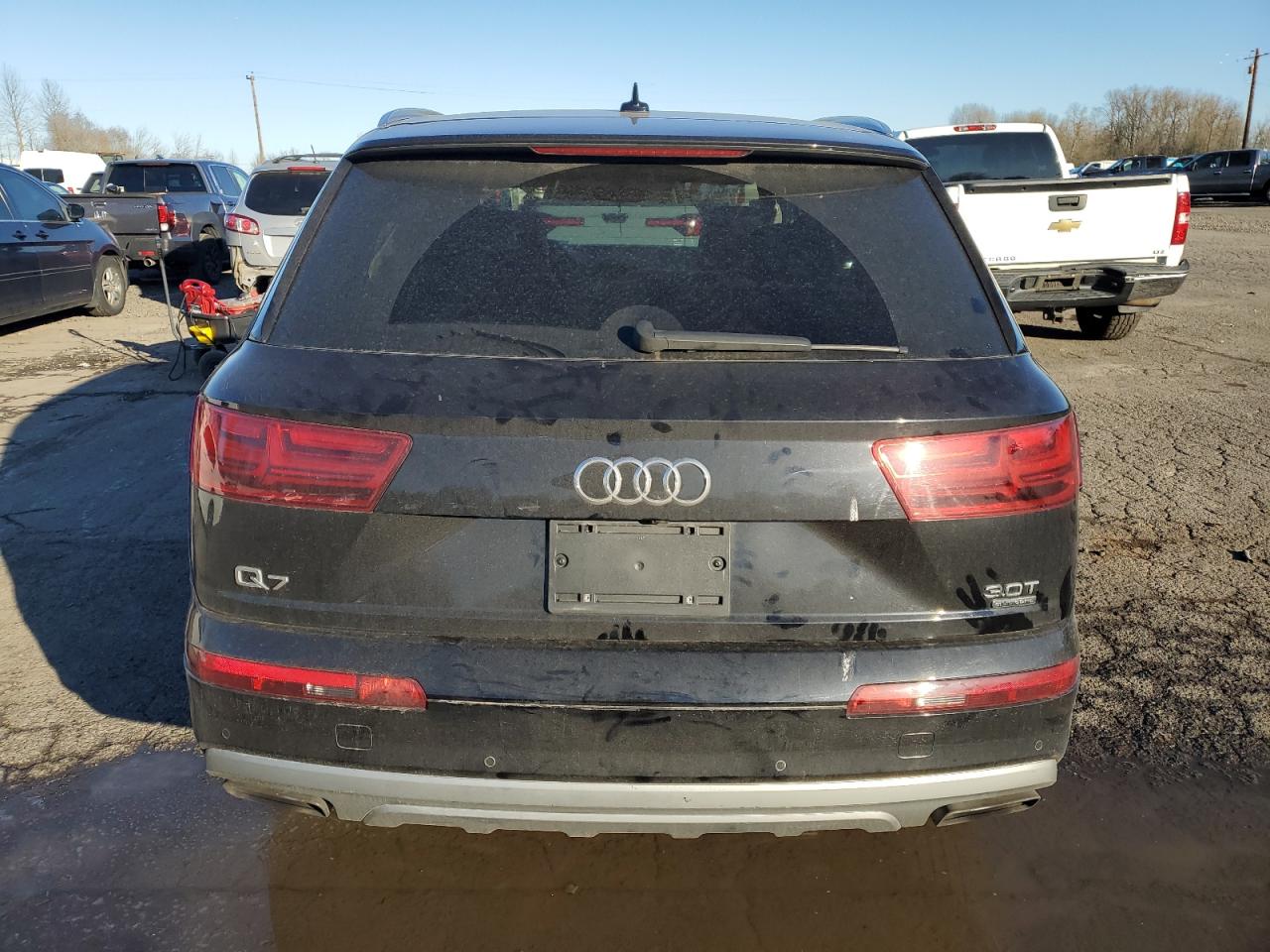 2018 Audi Q7 VIN WA1LAAF74JD021975 Copart auction photo, undercarriage damage thumbnail 6