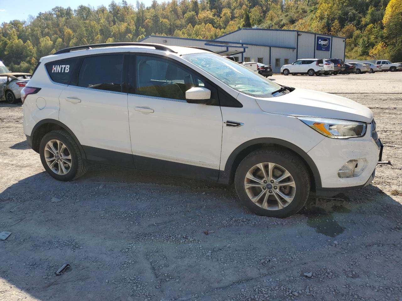 2018 Ford Escape VIN 1FMCU9GD0JUA25498 Copart auction photo, front end / rear end damage thumbnail 4