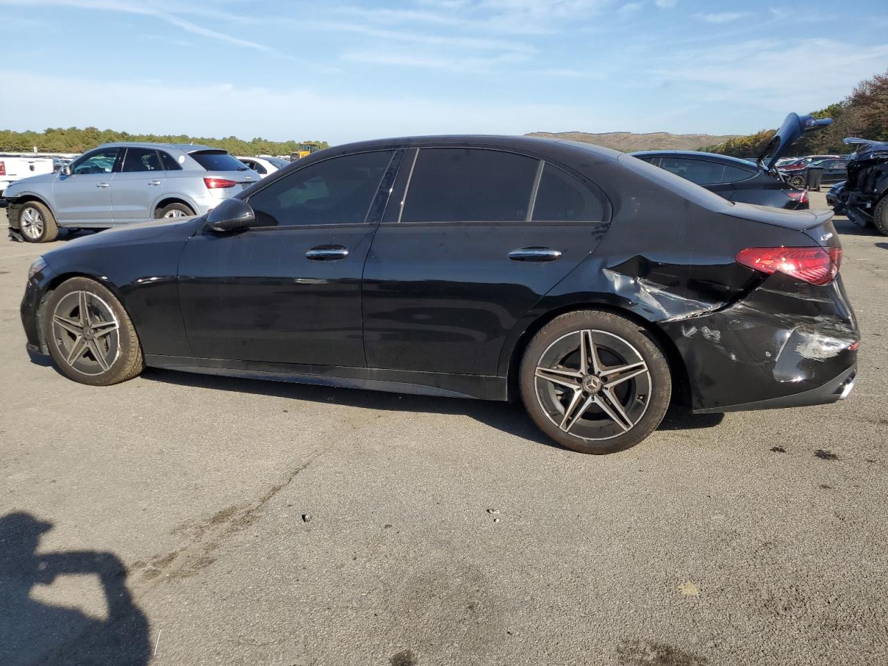 2023 Mercedes-Benz C-klasse VIN W1KAF4HB4PR132397 Copart auction photo, front end / rear end damage thumbnail 2