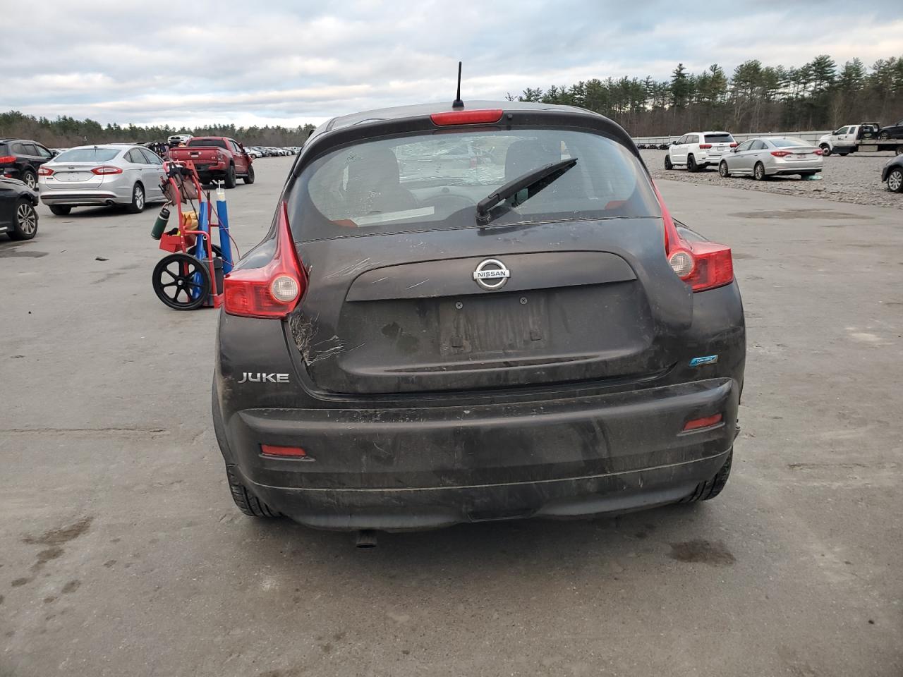 2013 Nissan Juke VIN JN8AF5MR5DT220140 Copart auction photo, rollover / all over damage thumbnail 6