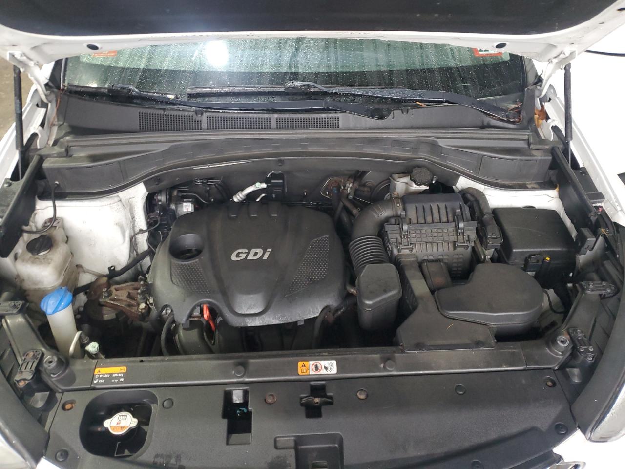 2016 Hyundai Santa Fe VIN 5XYZTDLB0GG367066 Copart auction photo, side / rear end damage thumbnail 12