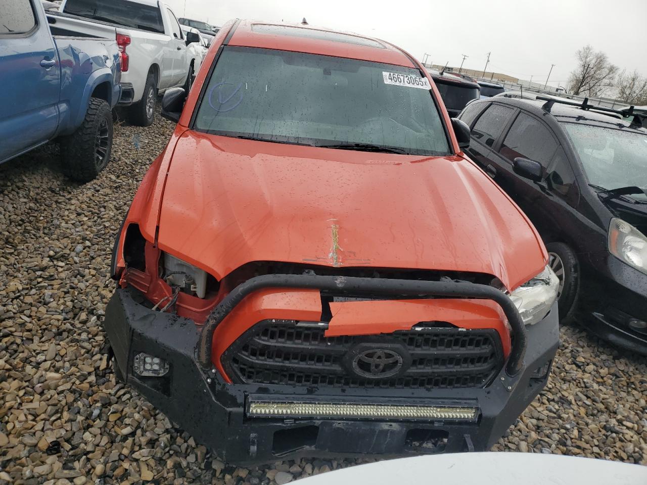 2016 Toyota Tacoma VIN 3TMDZ5BN4GM009689 Copart auction photo, front end damage thumbnail 5