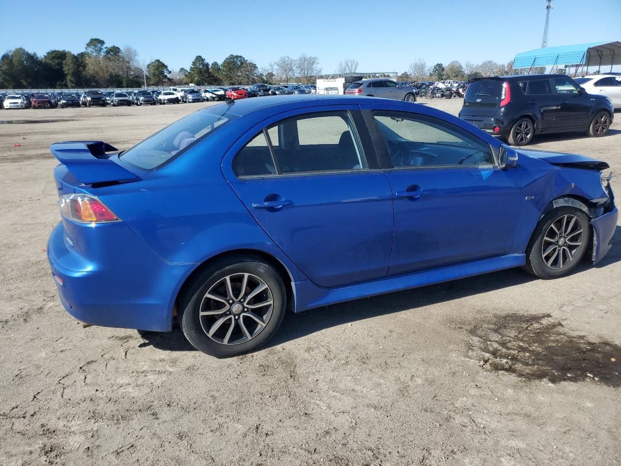 2017 Mitsubishi Lancer VIN JA32U2FU4HU014537 Copart auction photo, frame damage / front end damage thumbnail 3