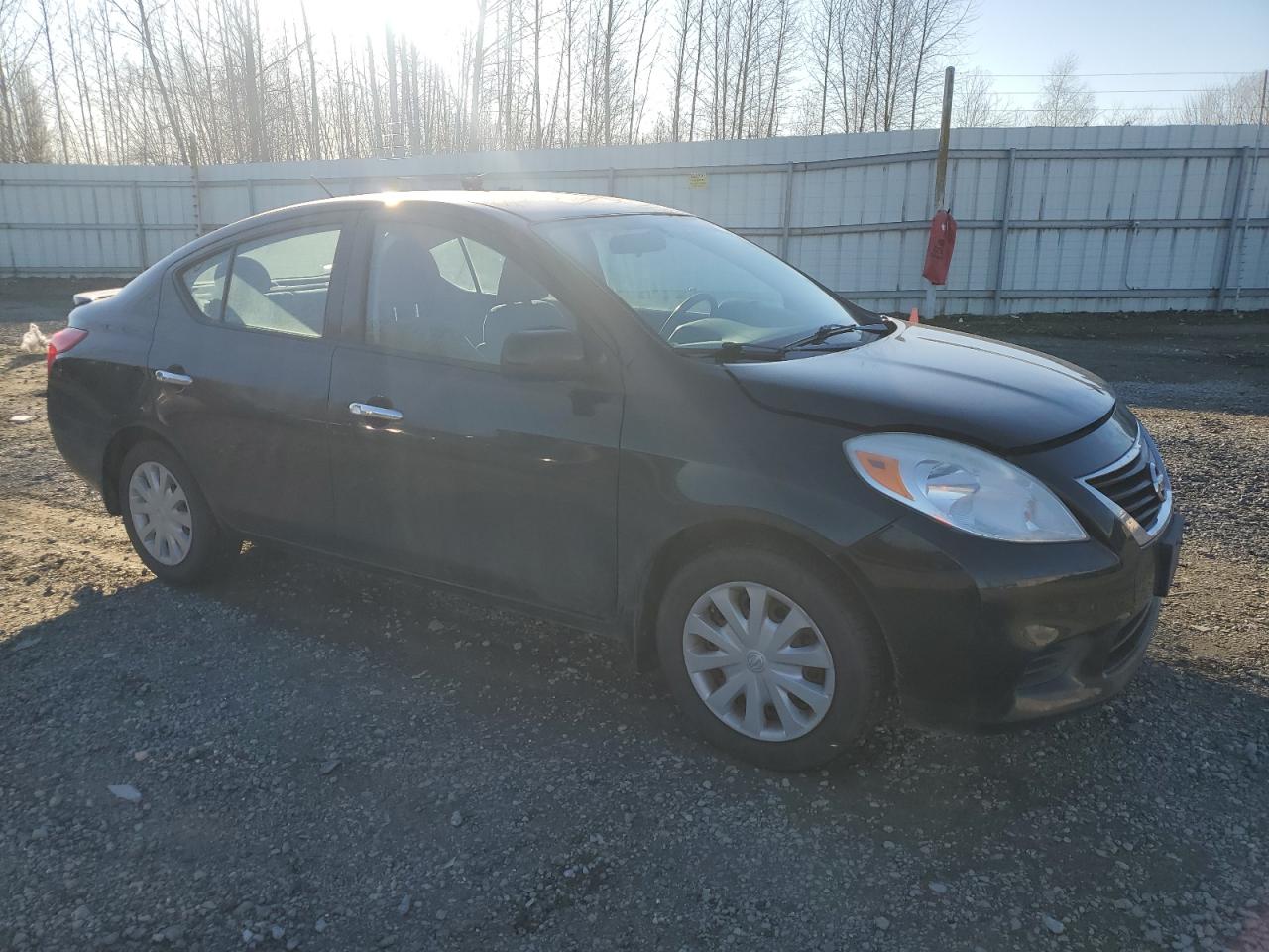 2014 Nissan Versa VIN 3N1CN7AP5EL818324 Copart auction photo, side damage thumbnail 4