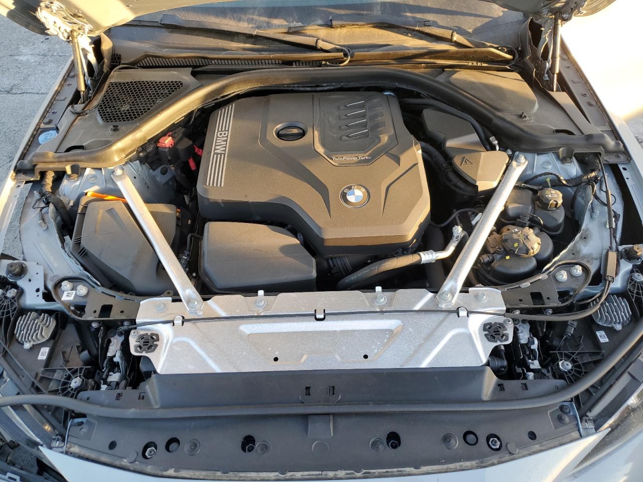 2023 BMW 4er VIN WBA63AV0XPFN85416 Copart auction photo, front end / side damage thumbnail 12