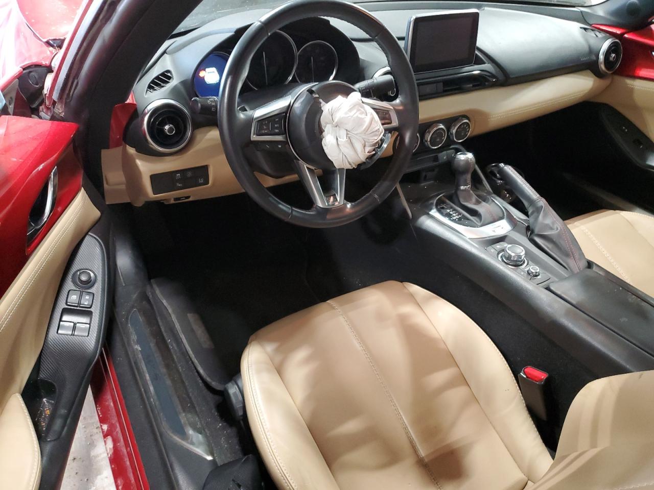2017 Mazda MX-5 VIN JM1NDAM78H0105663 Copart auction photo, front end / hail damage thumbnail 8