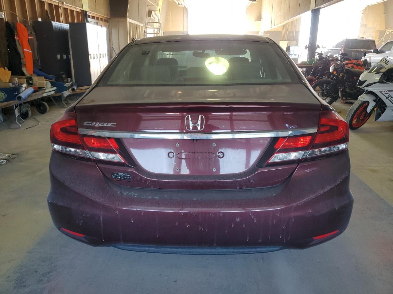 2015 Honda Civic VIN 19XFB2F53FE042424 Copart auction photo, front end / minor dent/scratches damage thumbnail 6