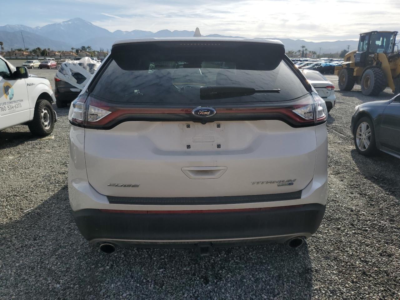 2017 Ford Edge VIN 2FMPK4K96HBB57291 Copart auction photo, undercarriage damage thumbnail 6