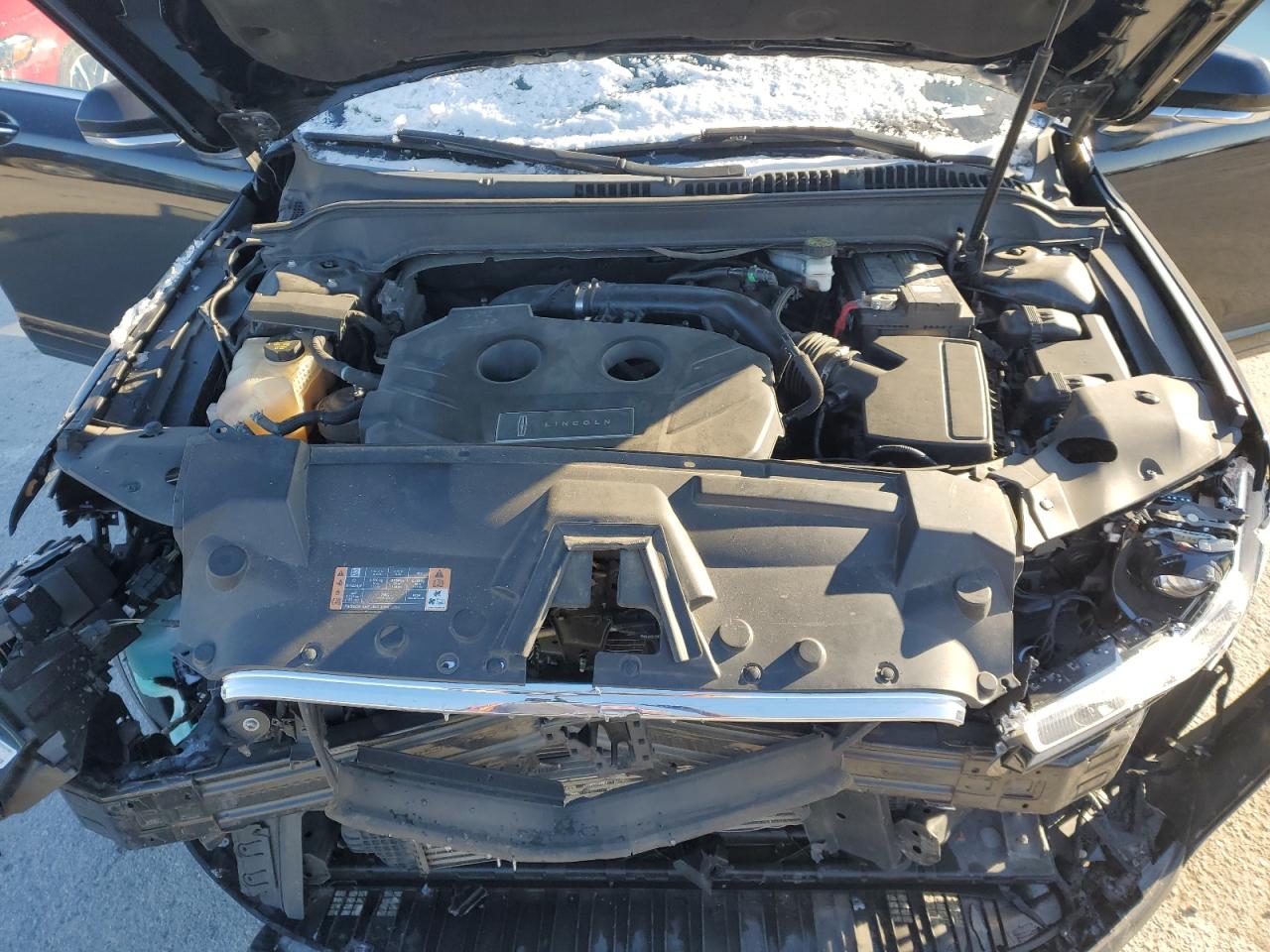 2018 Lincoln MKZ VIN 3LN6L5F97JR619731 Copart auction photo, front end damage thumbnail 11