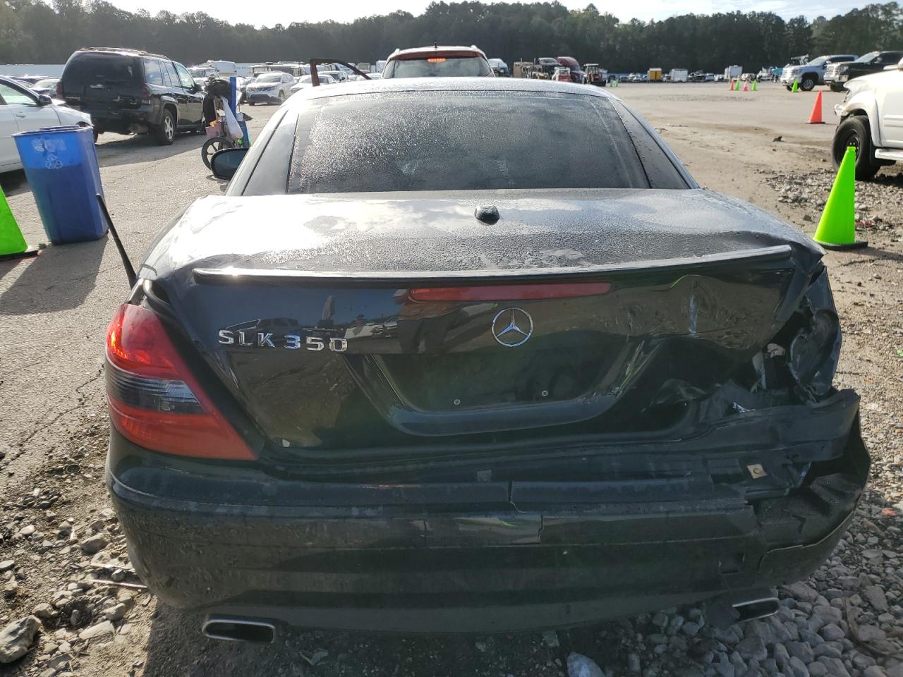 2010 Mercedes-Benz SLK-klasse VIN WDBWK5JAXAF227850 Copart auction photo, rear end damage thumbnail 6