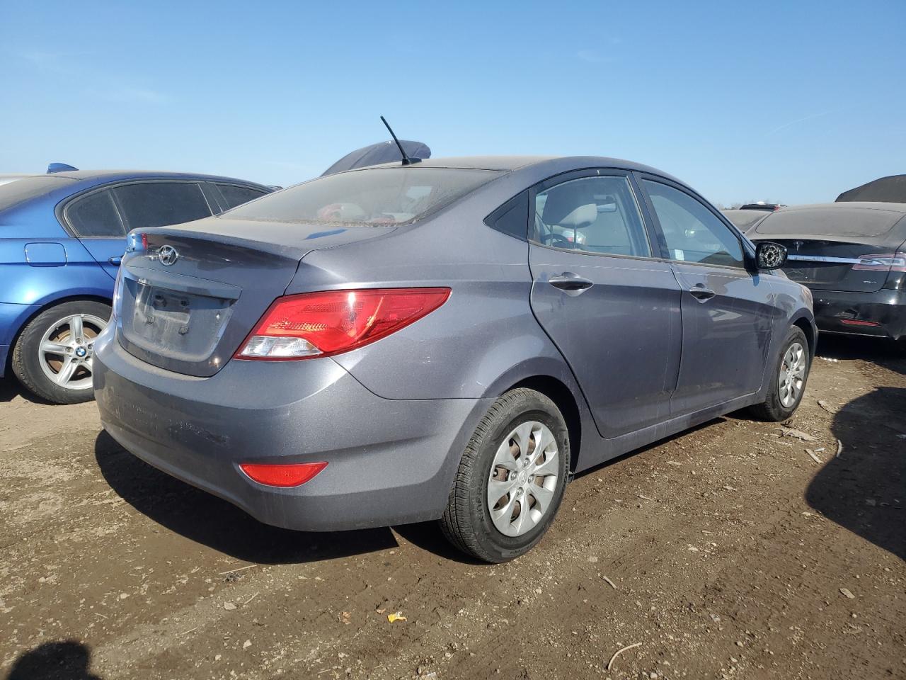 2016 Hyundai Accent VIN KMHCT4AE6GU064144 Copart auction photo, all over damage thumbnail 3