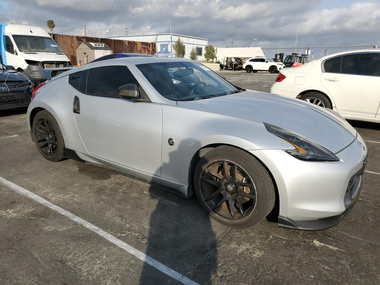 2012 Nissan 370Z VIN JN1AZ4EH6CM562422 Copart auction photo, vandalism damage thumbnail 4