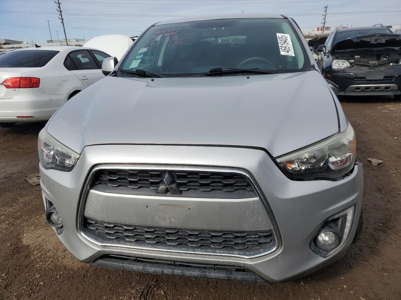 2015 Mitsubishi Outlander VIN 4A4AP4AU5FE053922 Copart auction photo, side / front end damage thumbnail 5