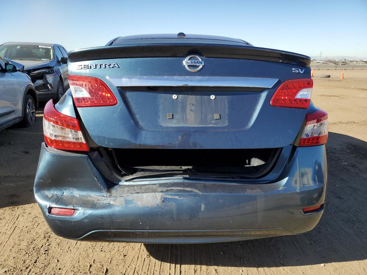 2015 Nissan Sentra VIN 3N1AB7AP2FY320912 Copart auction photo, rear end damage thumbnail 6