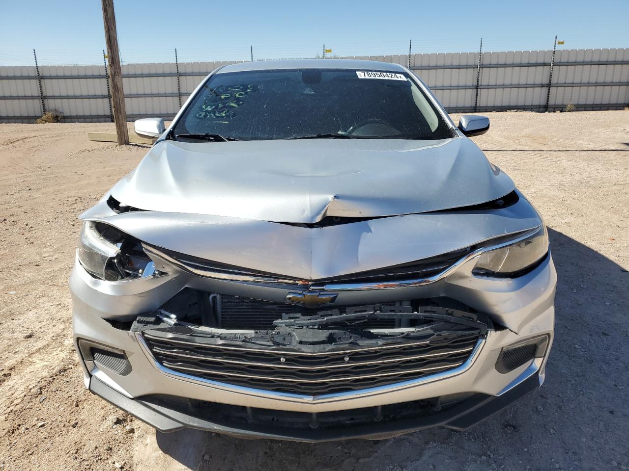 2017 Chevrolet Malibu VIN 1G1ZE5ST8HF221098 Copart auction photo, rear end / front end damage thumbnail 5