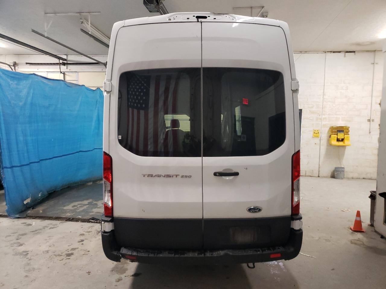 2023 Ford Transit VIN 1FTBR3X84PKA83703 Copart auction photo, top/roof / side damage thumbnail 6