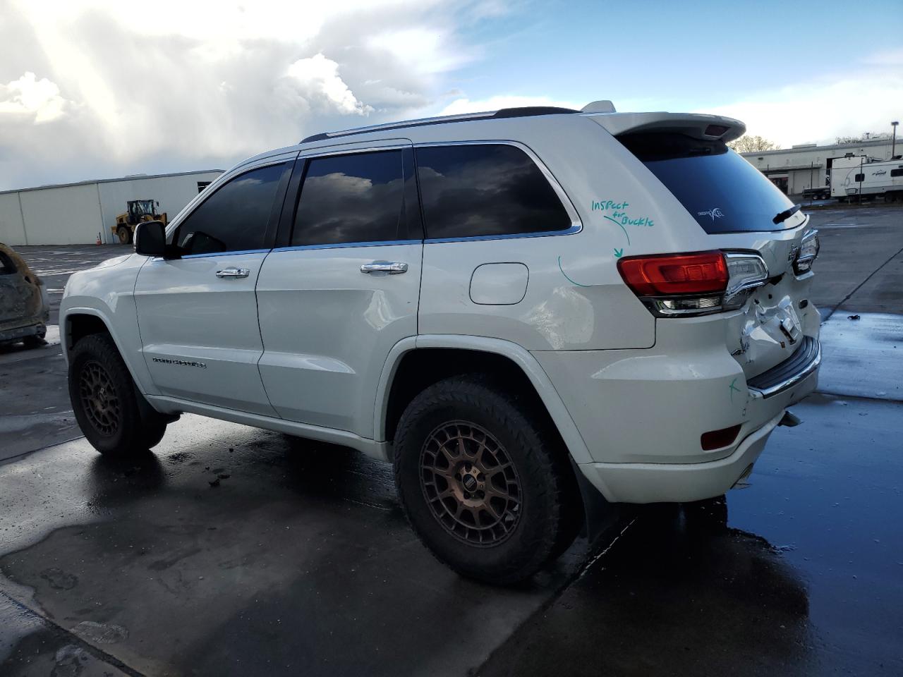 2014 Jeep Grand Cherokee VIN 1C4RJFCT6EC247798 Copart auction photo, rear end / front end damage thumbnail 2