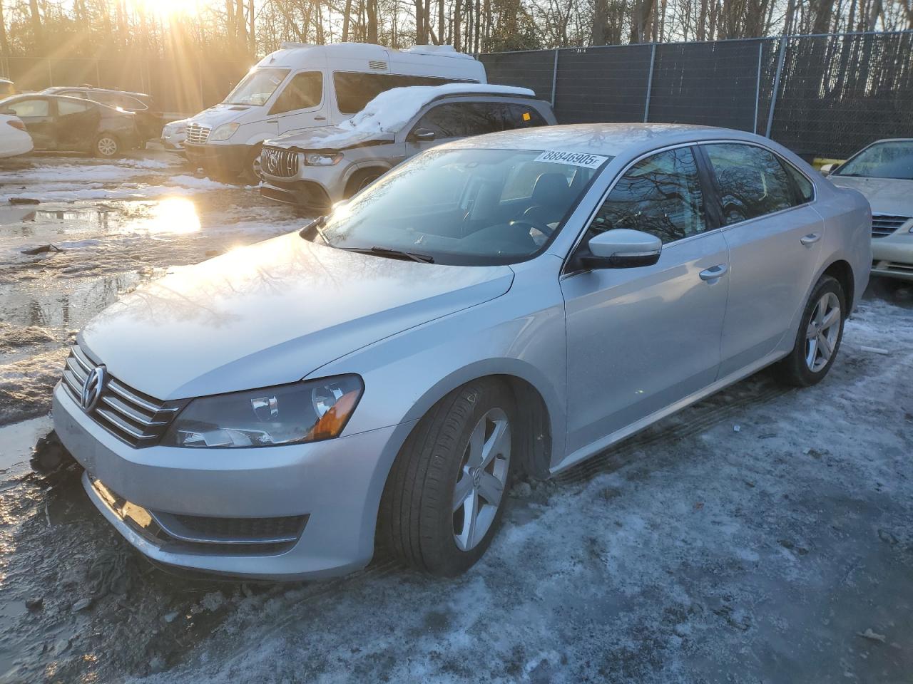 2014 Volkswagen Passat VIN 1VWBP7A35EC009611