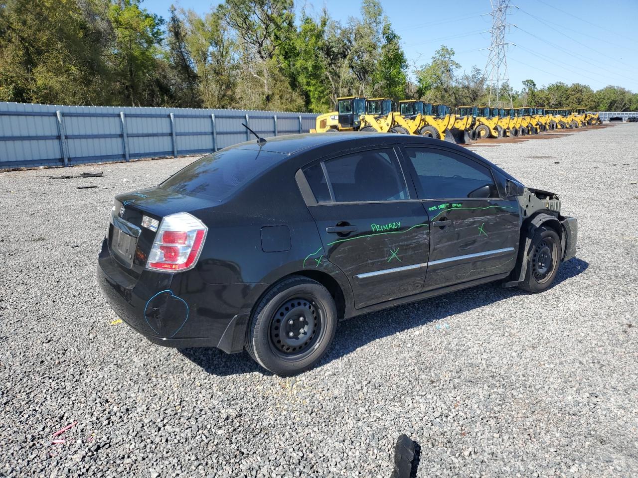 2010 Nissan Sentra VIN 3N1AB6APXAL645114 Copart auction photo, side / front end damage thumbnail 3