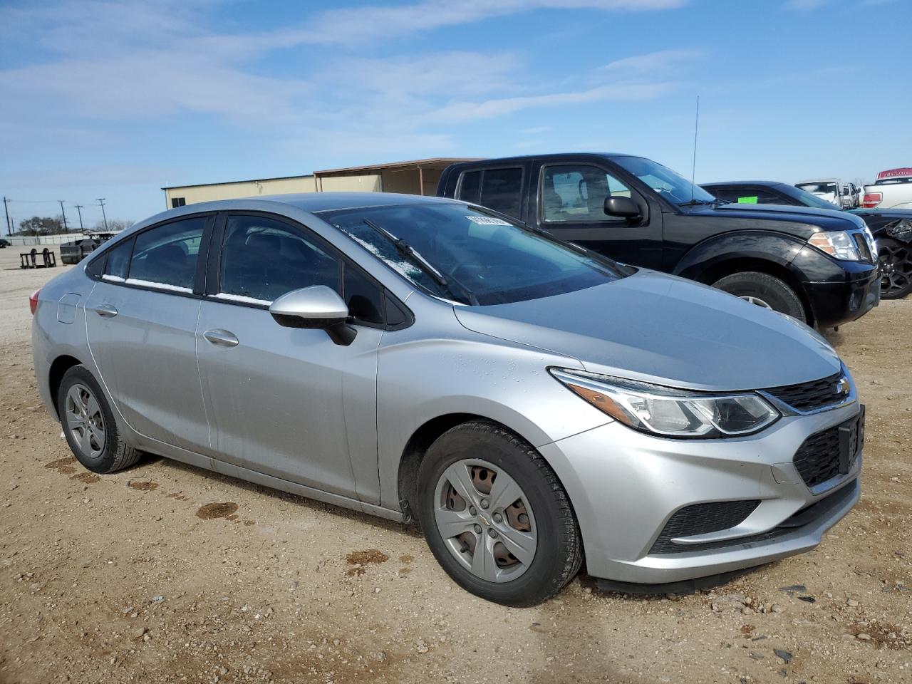 2017 Chevrolet Cruze VIN 1G1BC5SM5H7153952 Copart auction photo, front end / side damage thumbnail 4