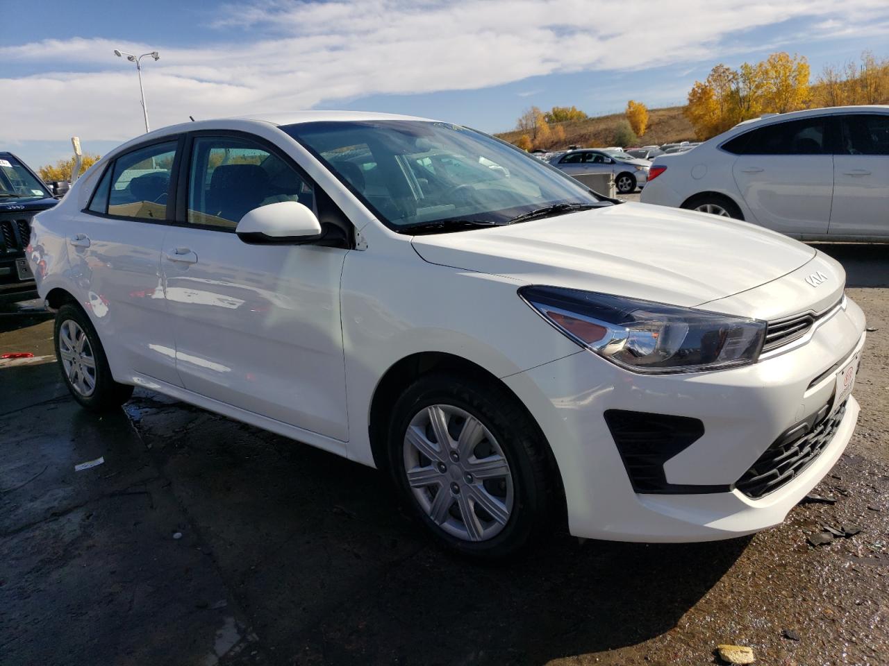 2023 KIA Rio VIN 3KPA24AD1PE567794 Copart auction photo, rear end damage thumbnail 4