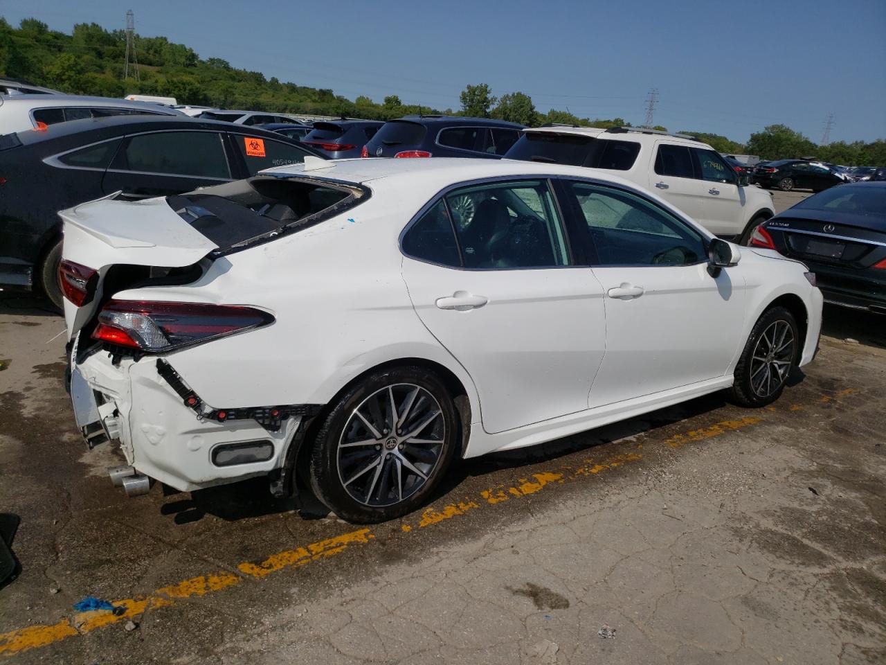 2023 Toyota Camry VIN 4T1G11AK2PU813811 Copart auction photo, rear end damage thumbnail 3