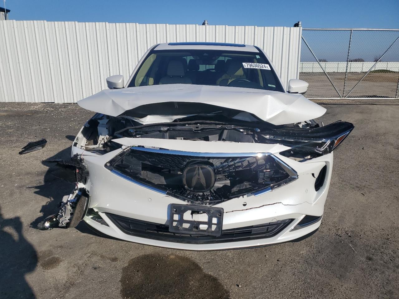2022 Acura MDX VIN 5J8YE1H41NL019066 Copart auction photo, front end damage thumbnail 5