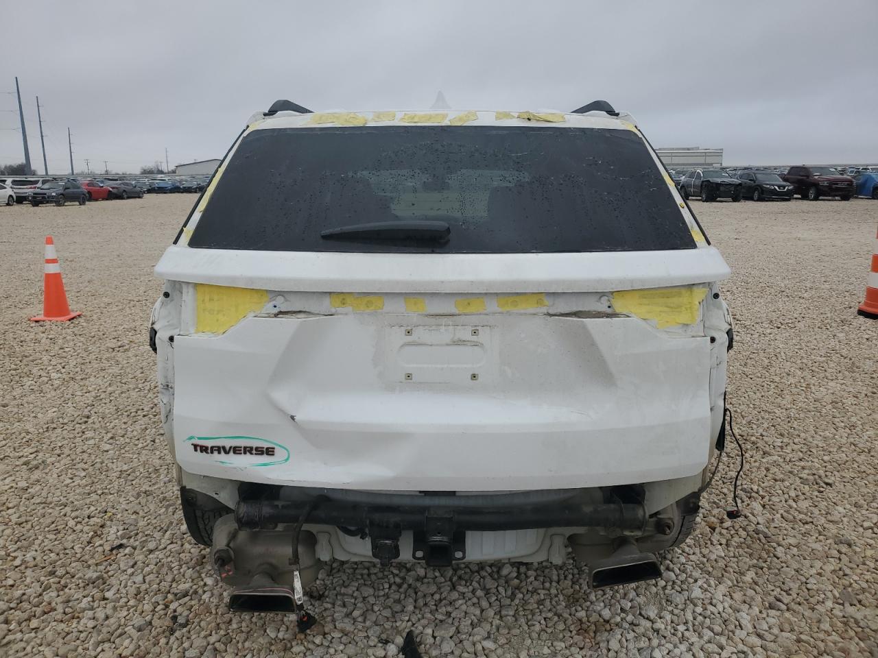 2020 Chevrolet Traverse VIN 1GNERKKW3LJ266840 Copart auction photo, rear end damage thumbnail 6